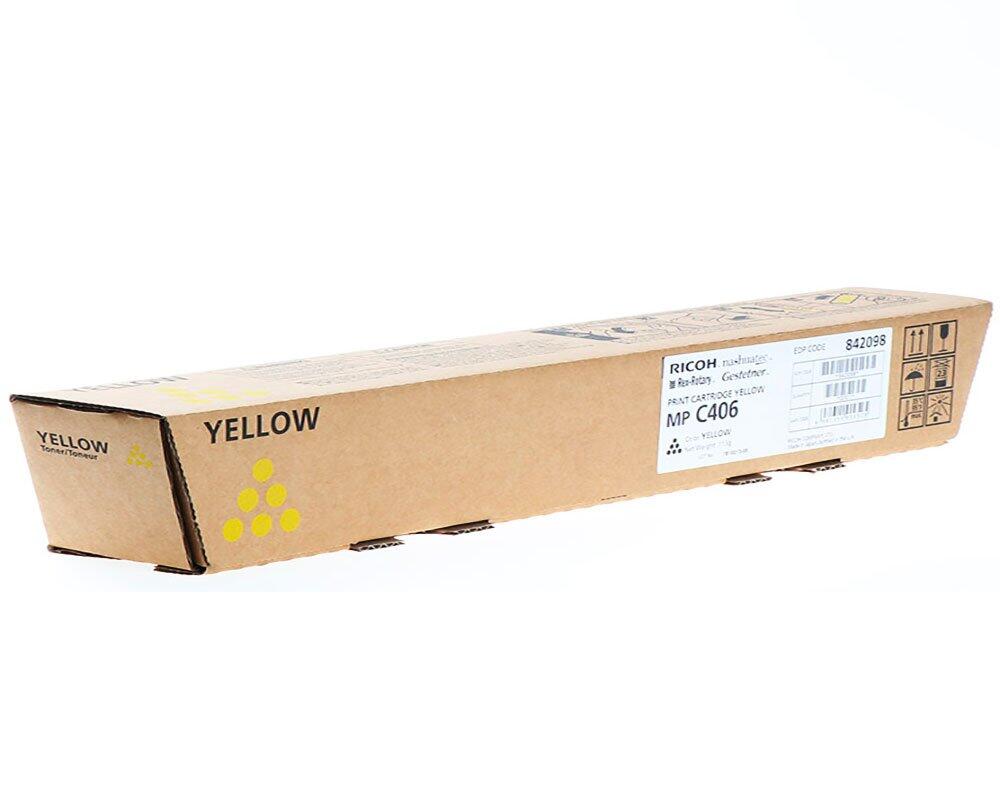 Ricoh Original Toner gelb 6.000 Seiten (842098) für MP C306ZSP Ricoh Original Toner gelb 6.000 Seiten (842098) für MP C306ZSP